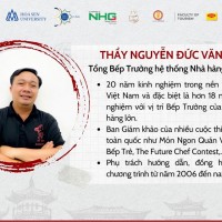 BẬT MÍ PROFILE HỘI ĐỒNG BAN GIÁM KHẢO VÒNG 1 CUỘC THI THE FUTURE CHEF CONTEST MÙA X